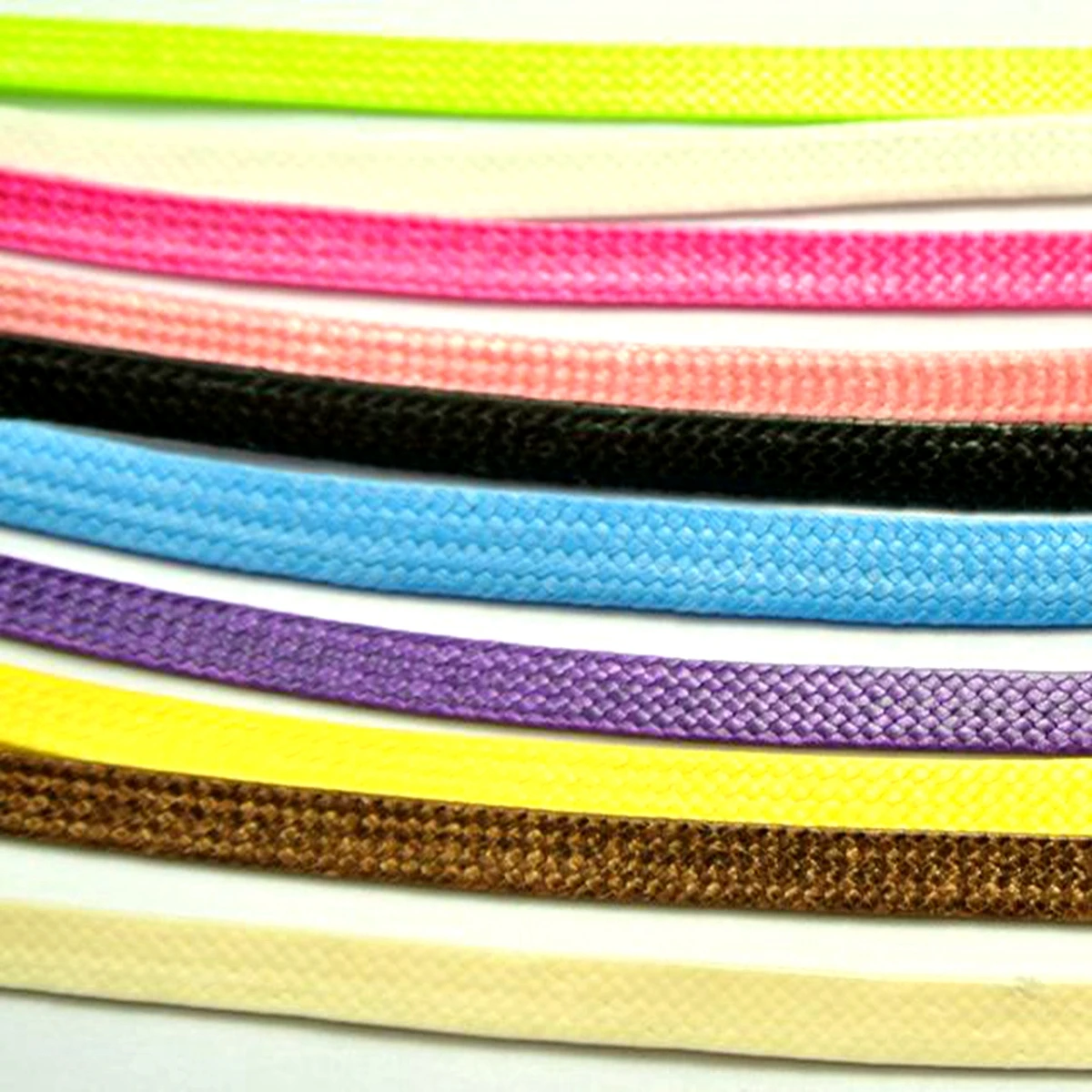 Korean Waxed Textured Cord Craft Lace String Thread 11 Yards FLAT 4mm