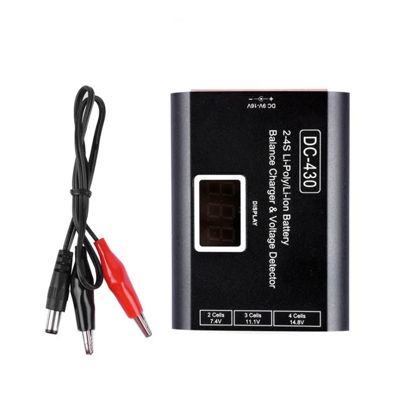 

DC-430 2-4S 11.1V Lithium Battery Charger With Display Model Airplane Balance Charger For Rc Airplane / Rc Model Accessories
