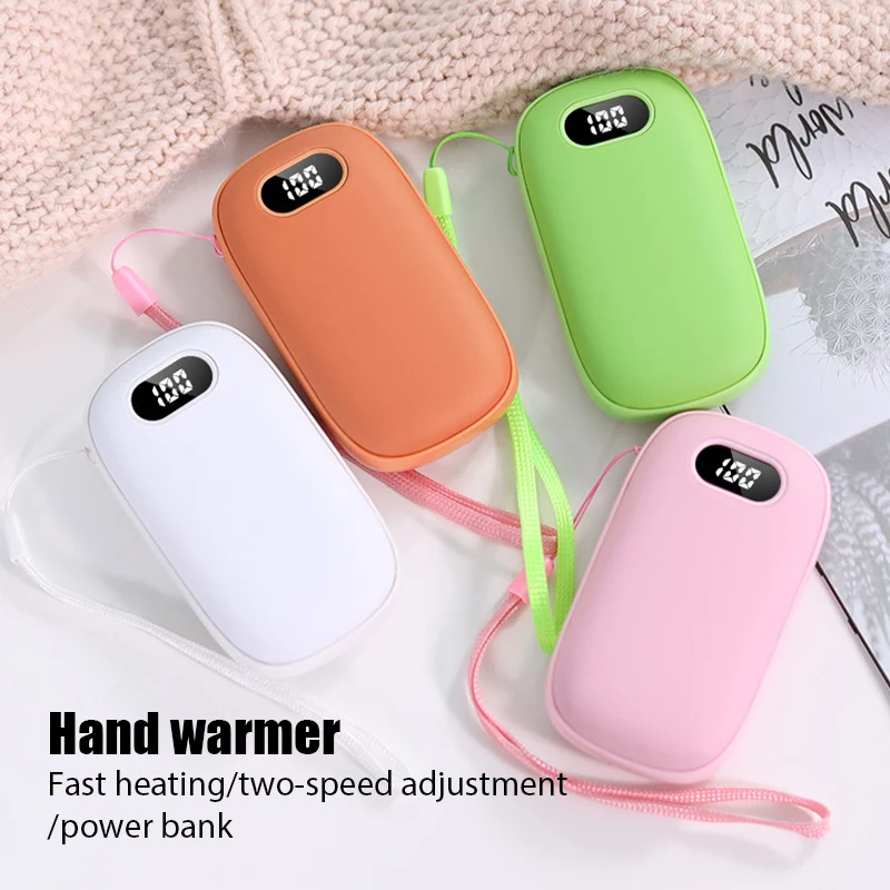 Portable Usb Heater Rechargeable Electric Hand Warmer In Winter Double