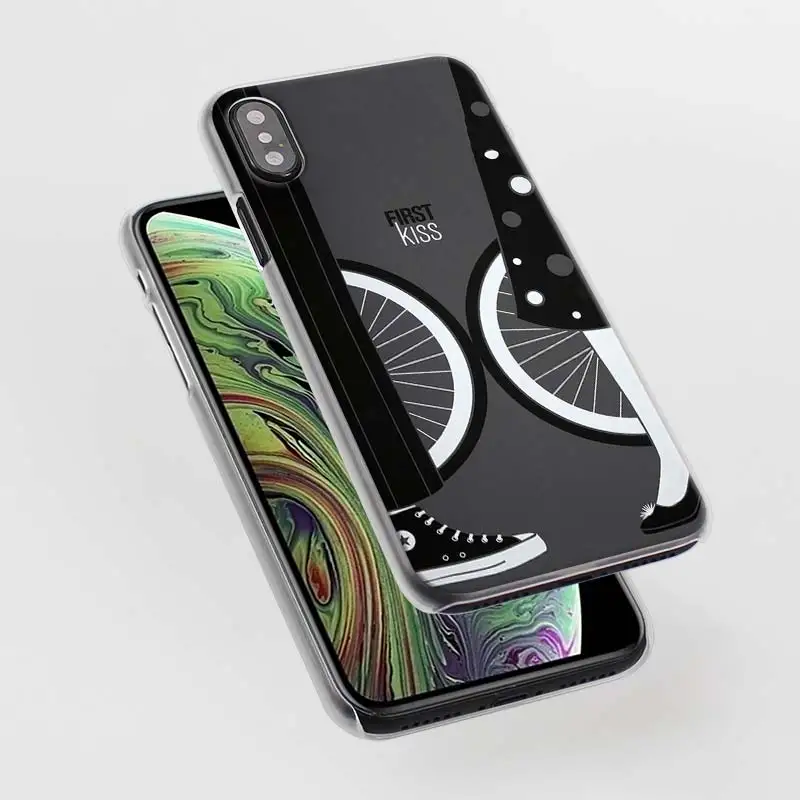 Bike Cycling art Phone Cases for Apple iPhone 11 Pro Max X XR XS MAX Case for iPhone 6 6s 7 8 Plus 5 5S SE Cover