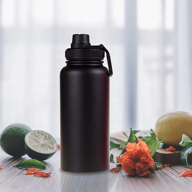 

2 Pieces Nozzle Cap for Hydro Flask Wide Mouth Sports Water Bottle Wide Flaps Large Handle Easy to Carry Compatible with Most Wi