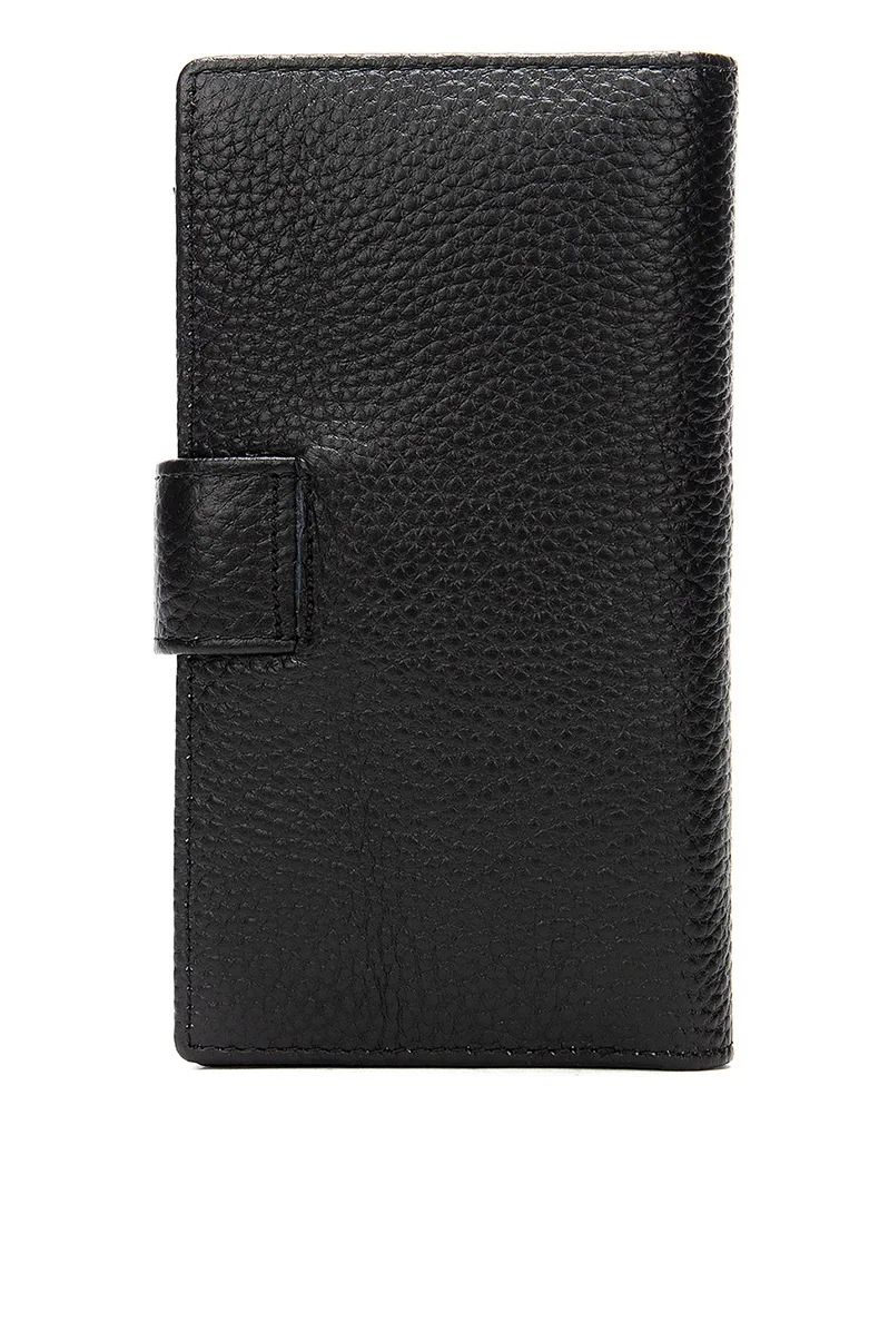 MVA Men Wallet Vintage Credit Card Bag Multislots Money Bag Genuine Leather Purse Male Long Wallets Leather Cash Pack