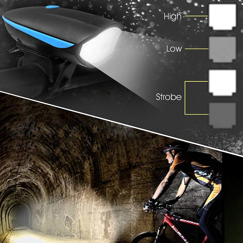 SAENSHING перезаряжаемый Передний фонарь для велосипеда, фонарь для горного велосипеда, экран для дисплея аккумулятора, умный Головной фонарь для велосипеда