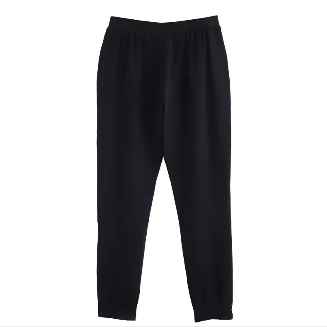 Женские повседневные брюки Осень-зима 2020 женские свободные эластичные тянущиеся
