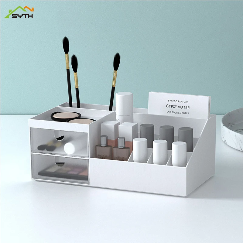 

Home desktop drawer storage box office multi-class classification simple cosmetic box makeup storage box