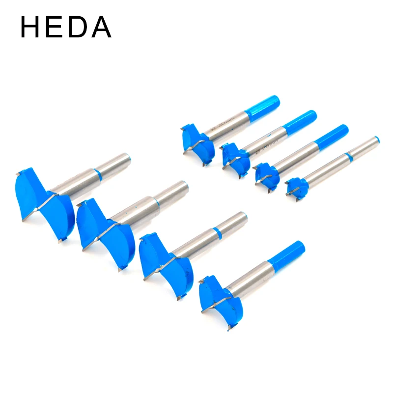 

HEDA 15-60mm 1PC Round Shank Tungsten Carbide Cutter Forstner tips Woodworking Tools Hole Saw Cutter Hinge Boring Drill Bits