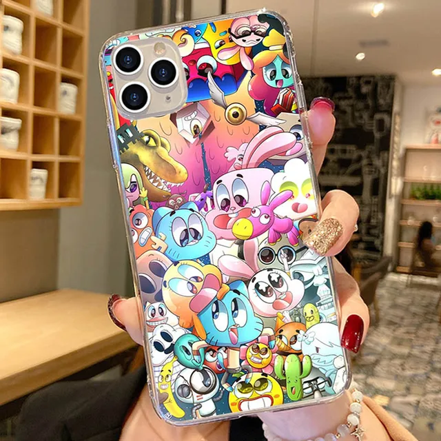 Phone Case For iPhone 13 12 11 Pro XS Max 7 8 6 6s Plus 13Mini SE2020 X XR Graffiti Sticker Art Soft TPU Silicone Cases Cover PTTM-CLS02