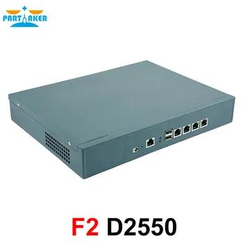 

Partaker F2 Firewall Mini PC Intel Atom D2550 4 Gigabit Intel 82583V LAN Pfsense Router Windows Server Linux VGA 2*USB