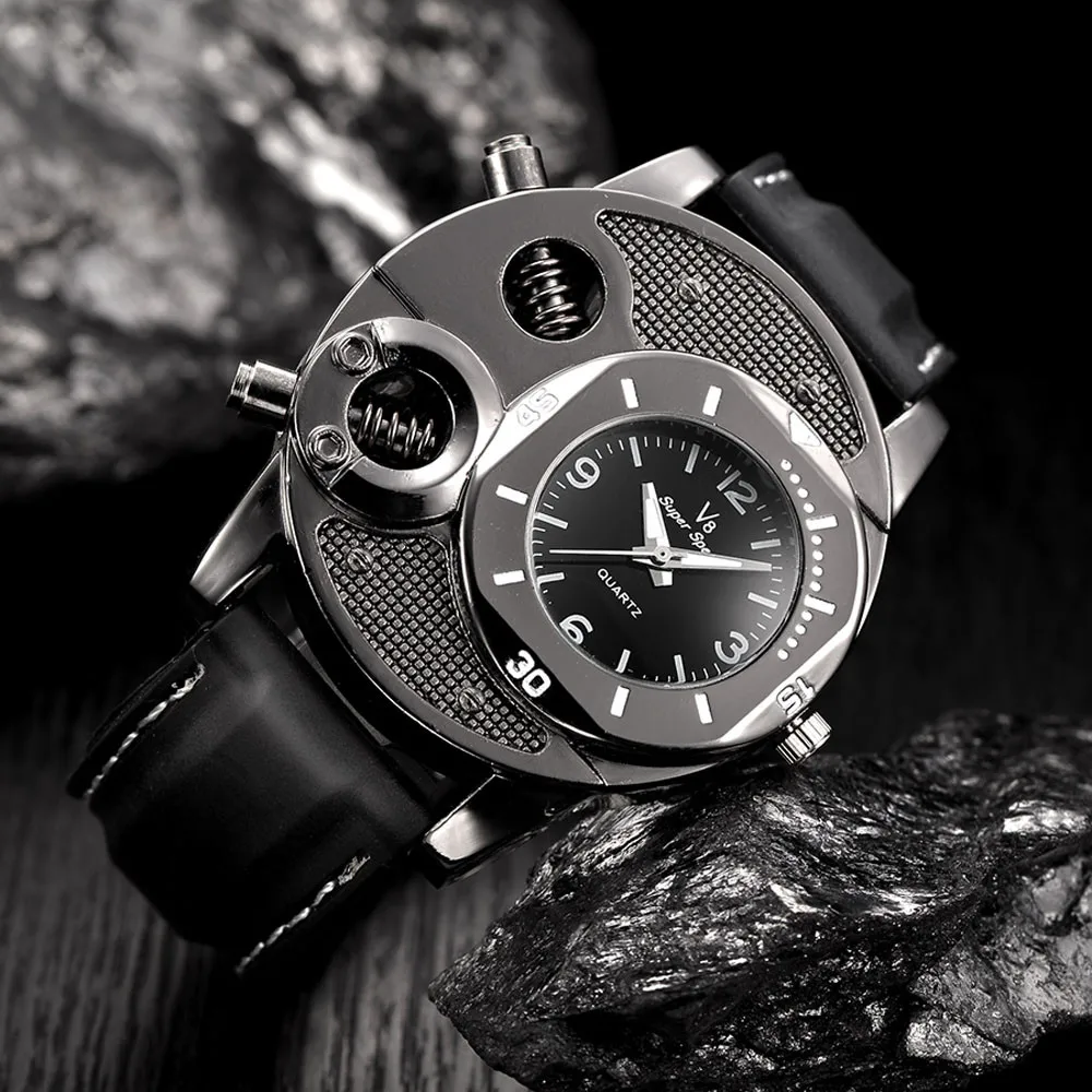 Часы наручные мужские с силиконовым ремешком брендовые Роскошные Спортивные