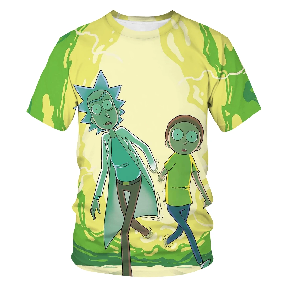 2020 New Rick and Morty By Jm2 Art 3D t shirt Men tshirt Summer Anime T-Shirt Short Sleeve Tees O-neck Tops Drop Ship