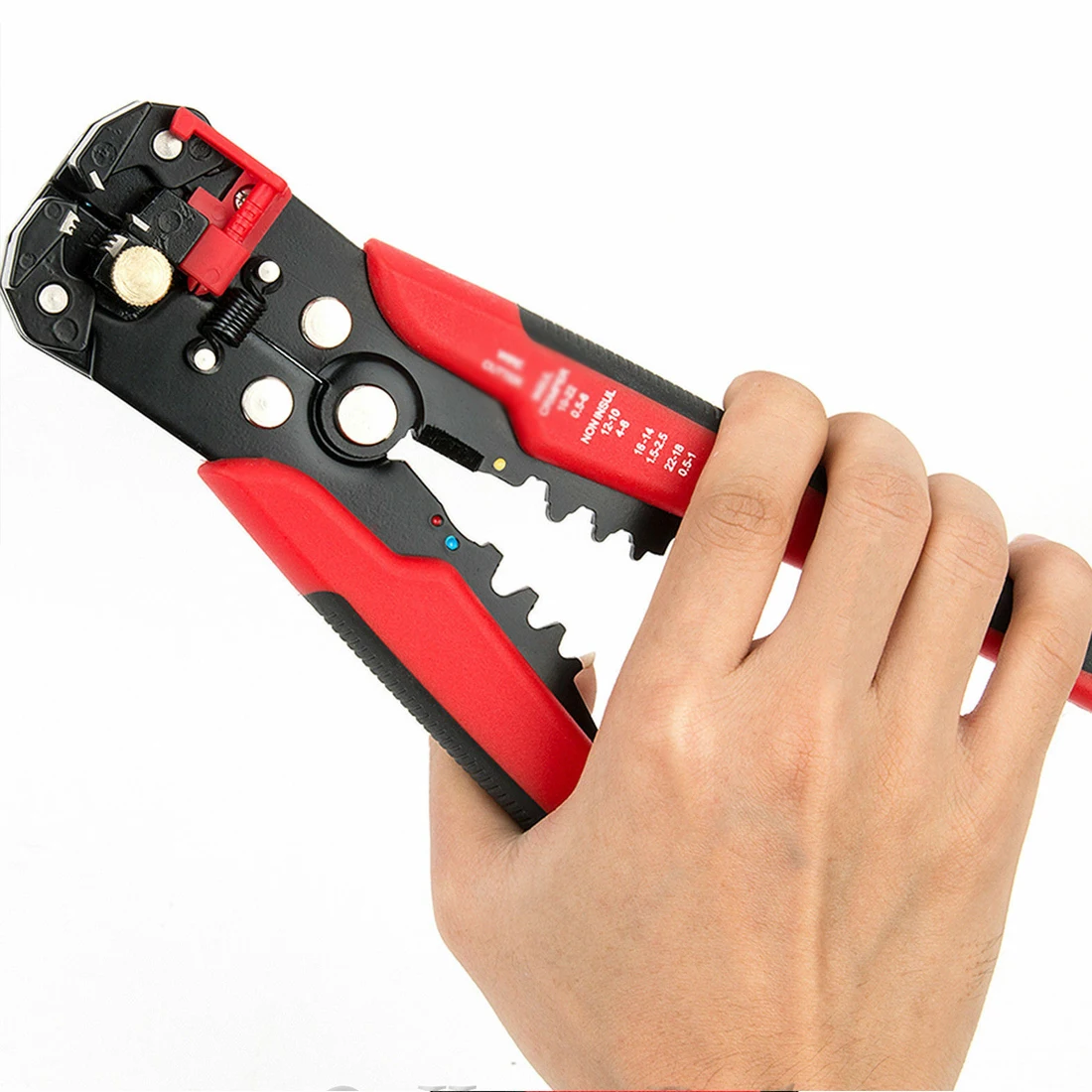 

3 In 1 Self-Adjusting Cable Wire Stripper Cutter Crimper Crimping Stripping Multifunctional
