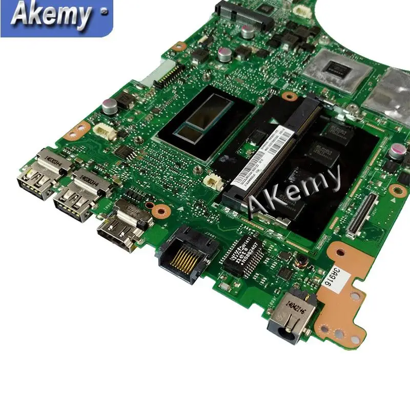 Akemy S551LB Laptop motherboard For Asus S551LB S551LN S551LD S551L Test original mainboard 4G RAM I5-4200U GT740M-2G