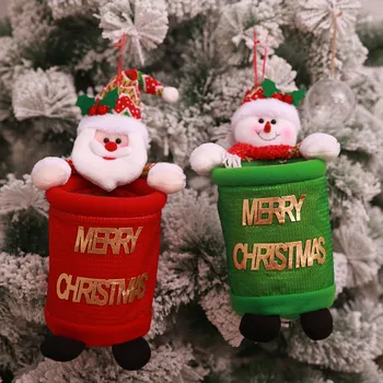 

Storage Bag Waste Bin Christmas Hanging Decoration Supplies Waste Bin Children\\'s Gifts Santa Claus Supplies 2020