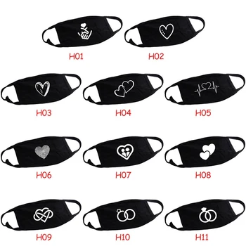 

In Stock Unisex Black Anti-dust Cotton For Cycling Anime Cartoon Summer thin personality fashion tide mask