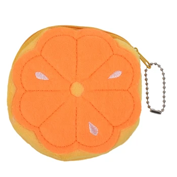

Fruit Design Coin Money Bag Purse Wallet For Women Girl Lady Gift(orange)