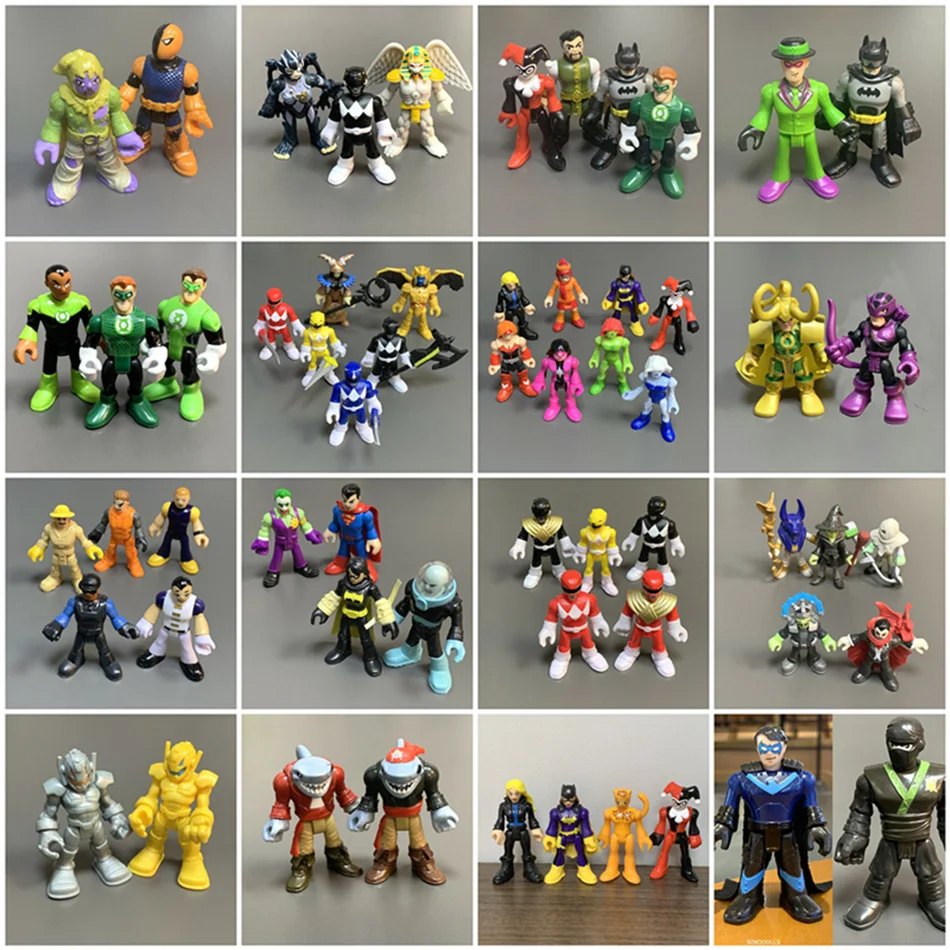 Lot 2.8" Imaginext Slade Deathstroke Skeleton Joker Glider Nightwing Super Hero Action Figure Loose Figures Toy | Игрушки и хобби