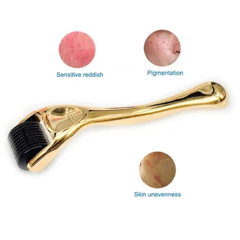 

Golden Micro Needle Roller Pen 540 Micro Needles Roller Machine Body Skin Care Hair Regeneration Cosmetic Instrument Microniddle