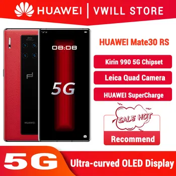 

6.53 inch HUAWEI Mate 30 RS 5G Version MobilePhone 12GB 512GB Kirin 990 5G Android 10 Gesture Sensor