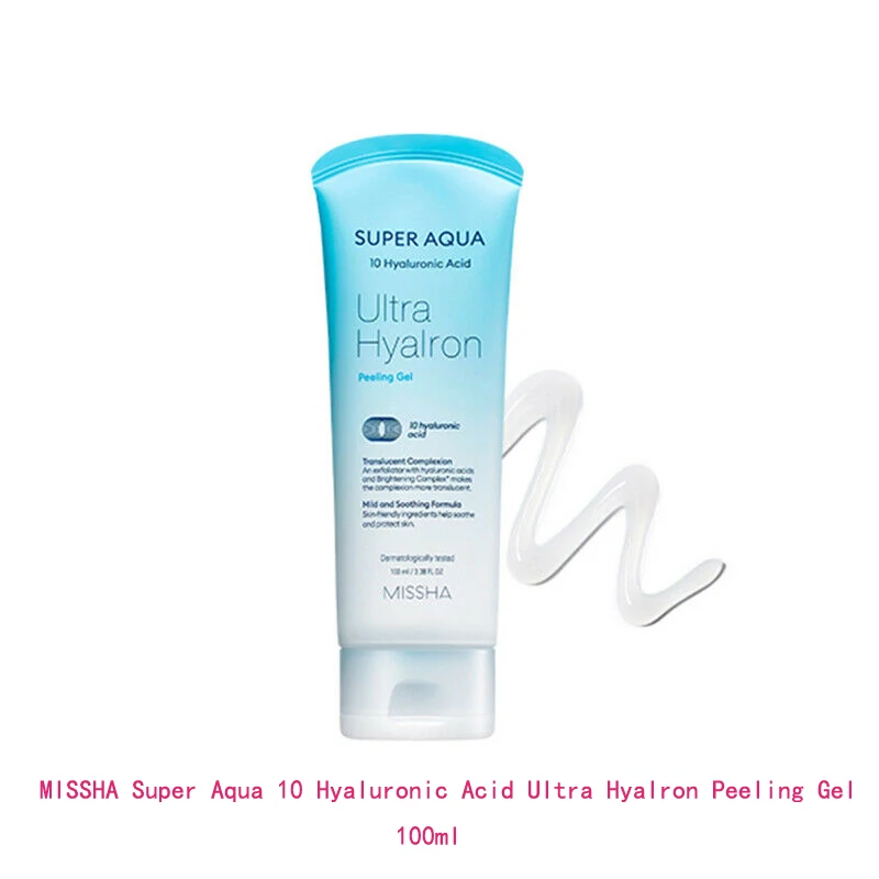 Peeling Gel MISSHA супер Аква пилинг гель 100 мл Очищающее средство для лица средство для отшелушивания для лица Отшелушивающий отбеливание и осветление уход за кожей корейская косметика - Цвет: Peeling Gel