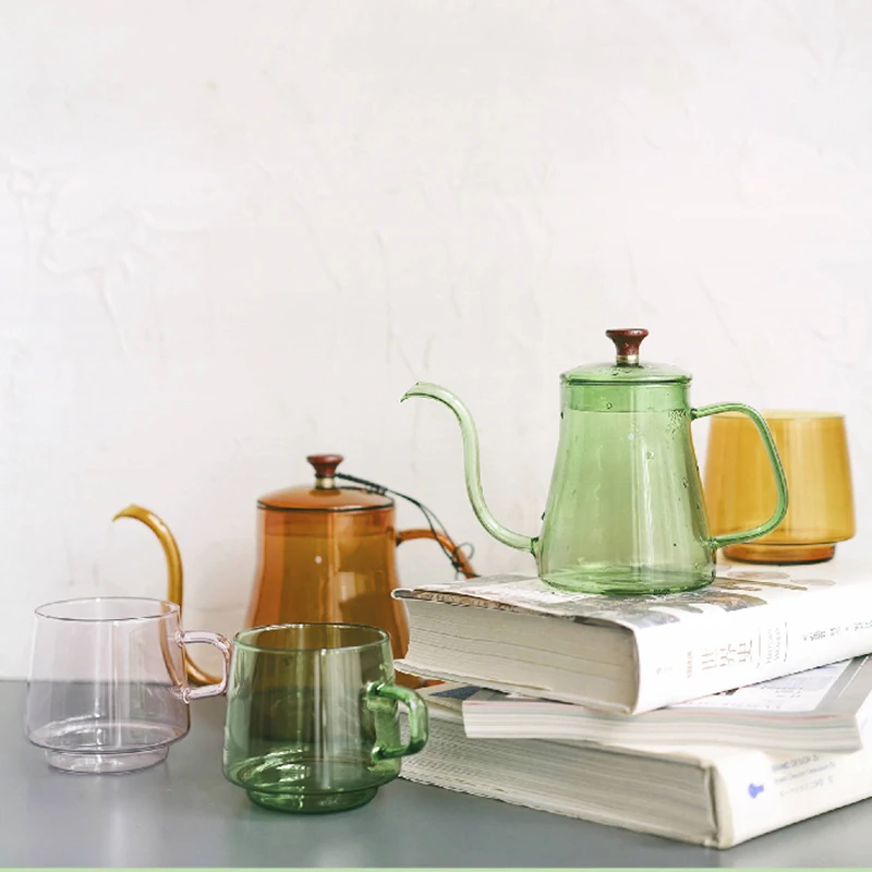 Gooseneck kettle borosilicate glass