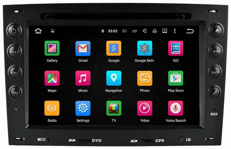Автомагнитола для Renault Megane II мультимедийный плеер на Android 7 1 с дюймовым дисплеем GPS