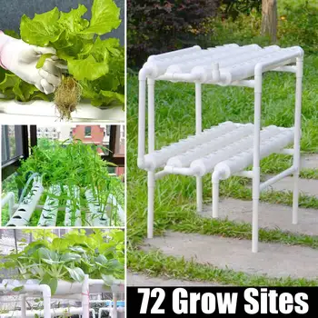 

220V Plant Hydroponic Systems Grow Kit 72 Holes Nursery Pots Anti Pest Soilless Cultivation Indoor Garden Culture
