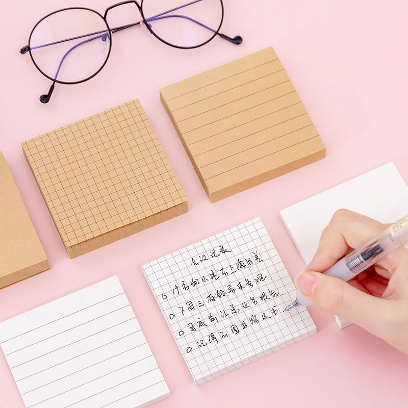 3pcs Brown White Color Paper Sticky Note Function Blank Line Grid Adhesive Memo Pad Planner Stickers Office School Notebook F918 Memo Pads Aliexpress 3pcs Brown White Color Paper Sticky Note Function Blank Line Grid Adhesive Memo Pad Planner Stickers Office School Notebook F918 Memo Pads Aliexpress