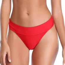 SHEKINI, женское бикини, треугольные трусы, нижняя часть, купальник, для пляжа, отдыха, плавания, складывается, одноцветные, хипстерские плавки, Новинка