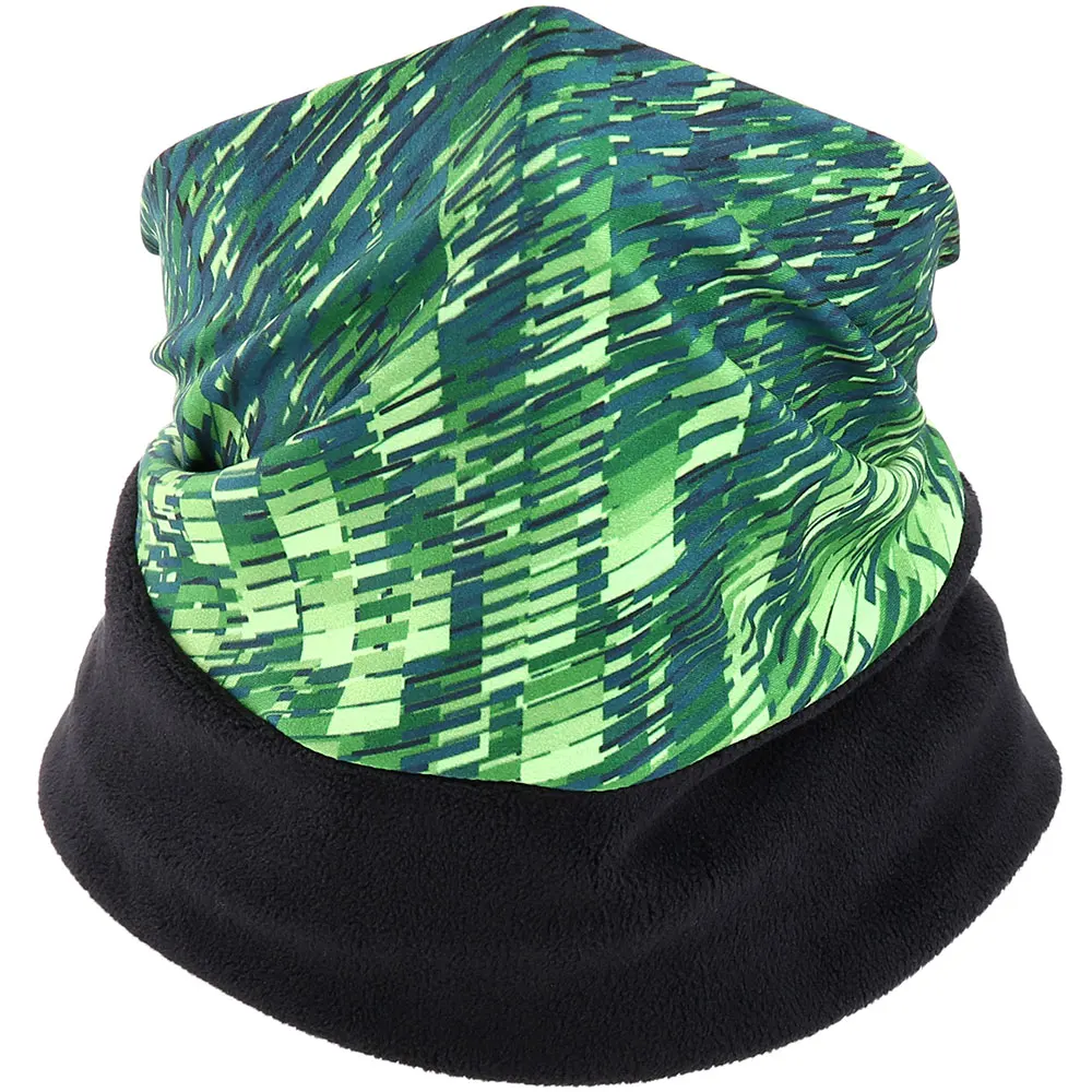 wool scarf mens Cold Winter Print Face Mask Cover Thermal Bandana Fleece Tube Scarf Bicycle Hiking Cycling Ski Red Neck Warmer Gaiter Women Men mens striped scarf Scarves