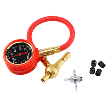 

Type Pressure Deflator Gauge 4 Way 1 valva Tool Corrosion resistant stainless deflator tool for trucks motorcycles tires of bike