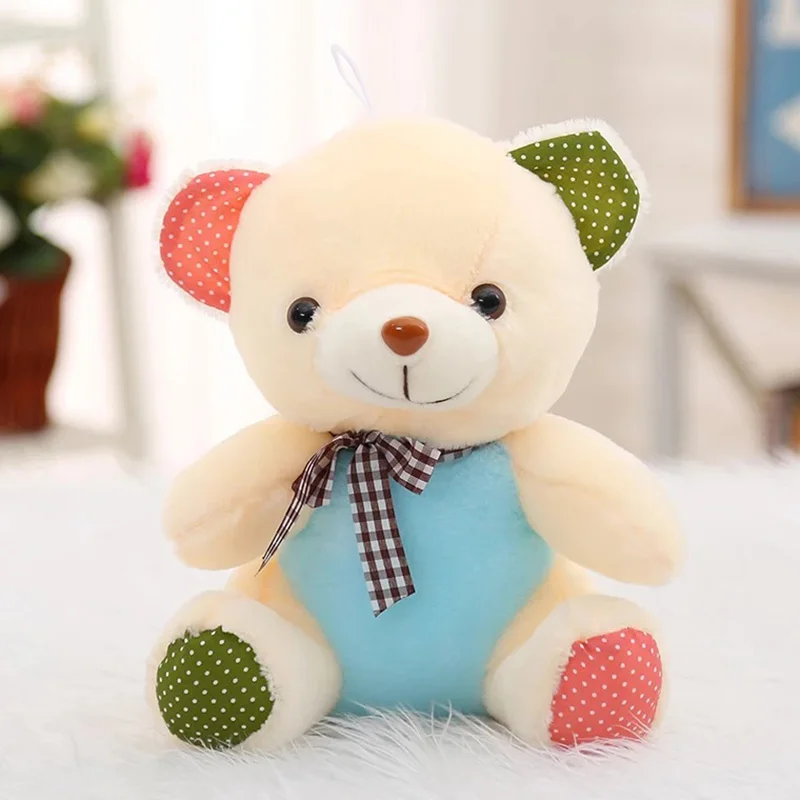 20cm teddy bear plush toy cute soft stuffed plush animal children boy girl birthday gift 5