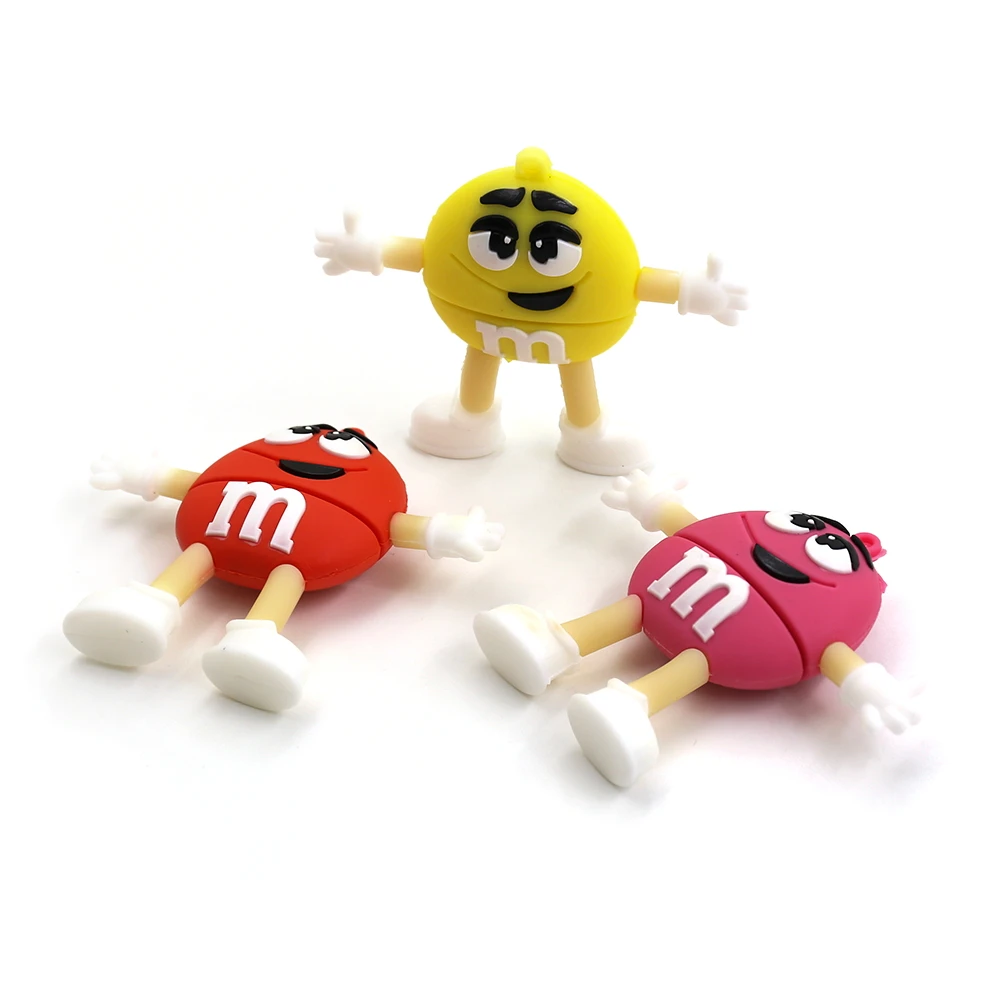 Милый флеш накопитель u диск 32gb 16gb 8gb rainbow beans M & bean usb прекрасный подарок полная