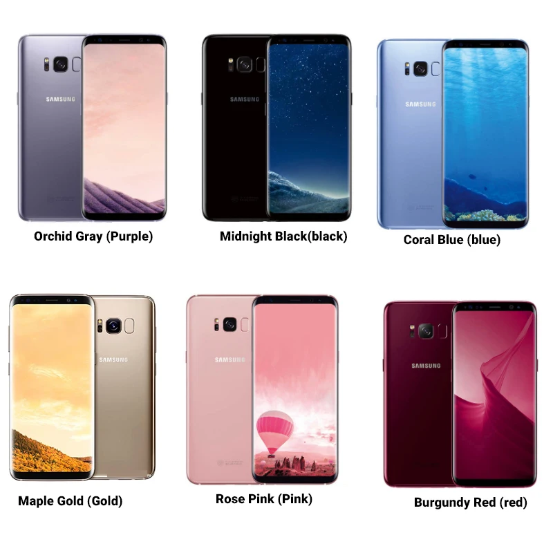 samsung Galaxy S8+ S8 плюс G955F Exynos 8895 глобального мобильного телефона 4 Гб Оперативная память 64 Гб 6," 3500 мАч NFC Android-смартфон