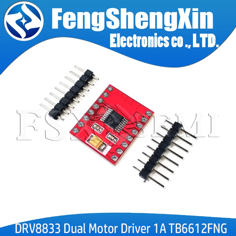 DRV8833 1 шт. двойной драйвер двигателя 1A TB6612FNG для микроконтроллера Arduino лучше чем L298N