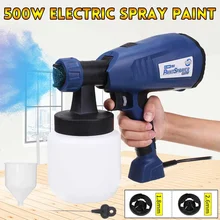 Doersupp 220-240 В 500 Вт электрические пульверизаторы распылители краски безвоздушный распылитель краски Электрический авто мебель стальное покрытие аэрограф