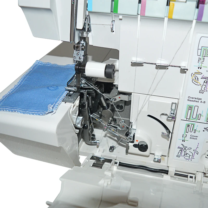 1PC Sewing Machine 855 Line Hemming Zigzag Stretch Sewing Machine 857 Overlock With English Manual