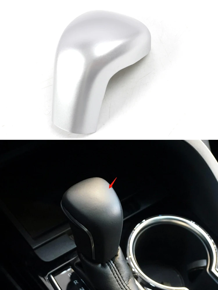 For Toyota Camry 2018 2019 8th XV70 Automatic Transmission Gear Shift Head Cover Trim Frame ABS Chrome Carbon Look Accessories |