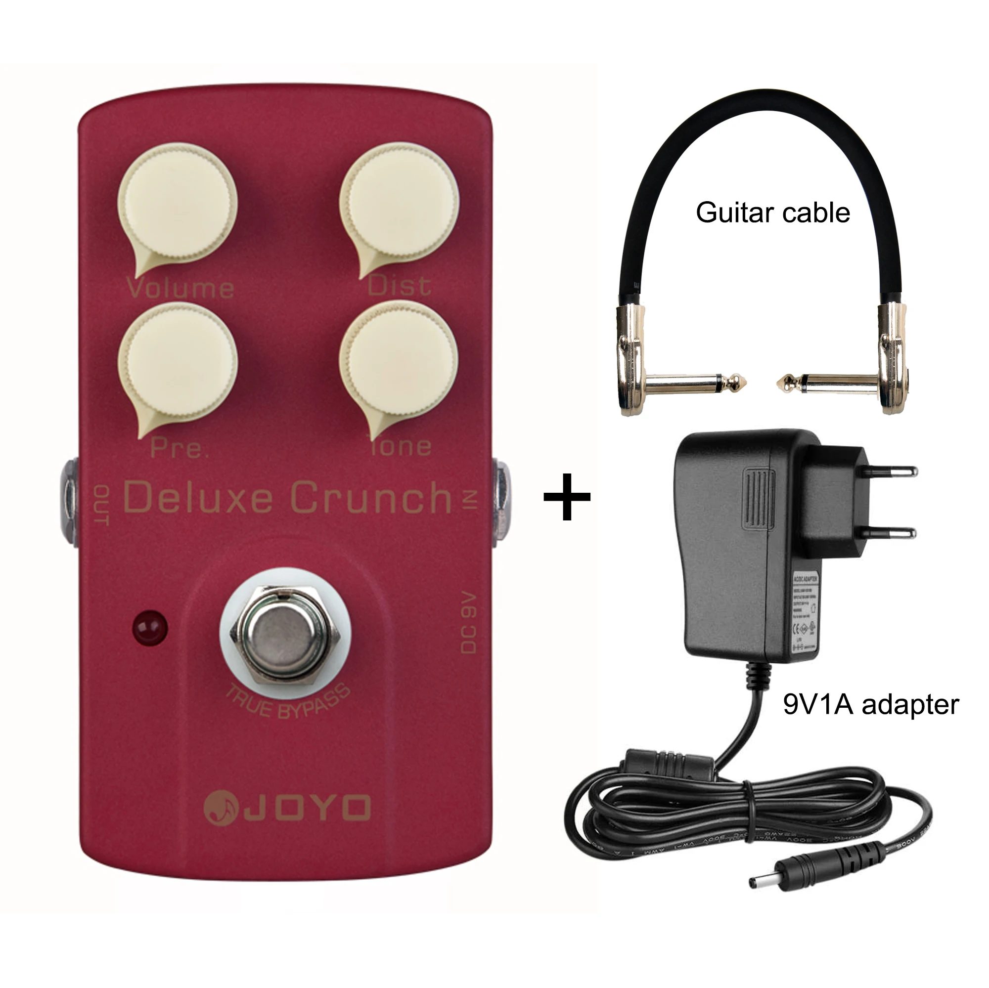 JOYO JF-39 Deluxe Crunch Effects гитарные педали с эффектом обхода, мини-педали, аксессуары для гитары хорошего качества, гитарные части
