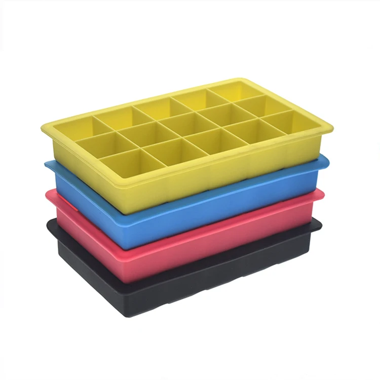Kitchen tool silicone ice tray 15 grid silicone ice cube silicone ice box silicone mold