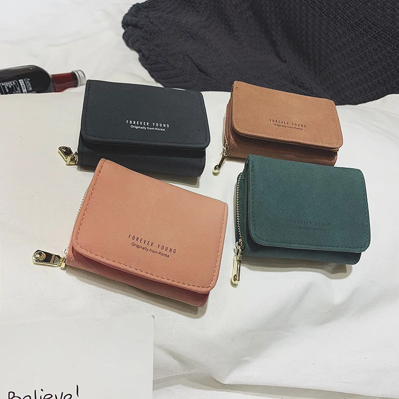 

Korean-style Dull Polish Square Sling Bag (with Wallet) Simple Purse