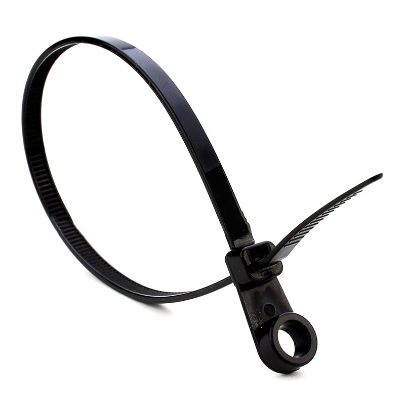 

100pcs Reusable Nylon Cable Ties Hook And Loop Cable Tie With Eyelet Hole Cables Organizer Hook Loop Sticky Straps 8inch