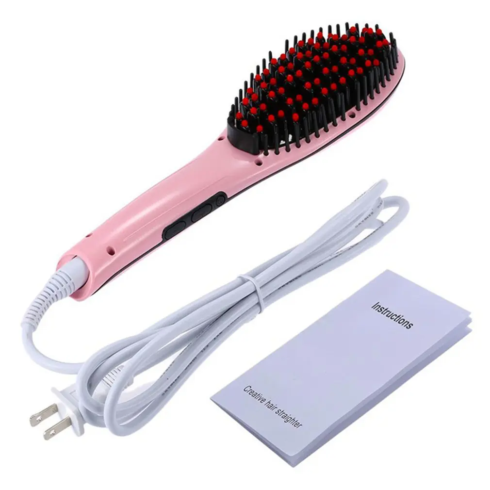 

Salon Steam Styler Ceramic Vapor Steam Hair Straightener Salon Hair Comb Hair Styling Tool Straightener