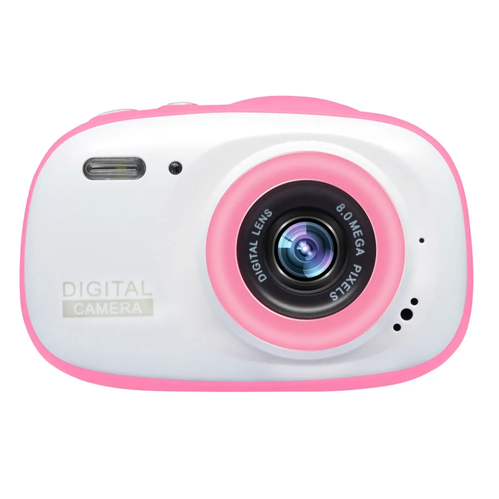 

Lightweight Kids Gifts Waterproof Digital Camera 2 Inch HD Screen Video Recorder Birthday Toy 6X Zoom Timed Shooting Educational