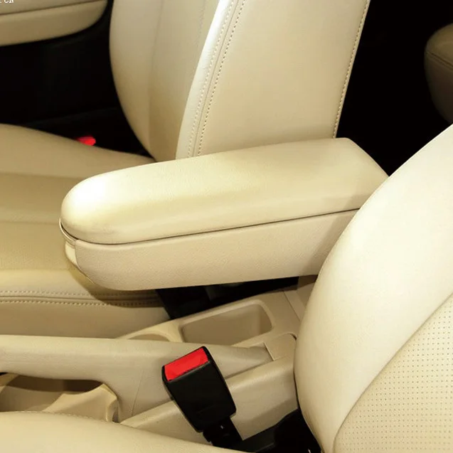 Новинка 2017 OEM черная кожаная крышка подлокотника центральной консоли подходит