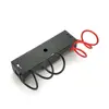 New Plastic AA Battery Case Holder Storage Box with Wire Leads for AA Batteries 1.5V Black ► Photo 3/5