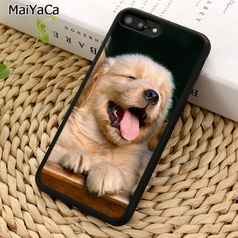 MaiYaCa Лабрадор крошечный милый щенок Печатный чехол для телефона iPhone 5 6S 7 8 plus 11 12 13