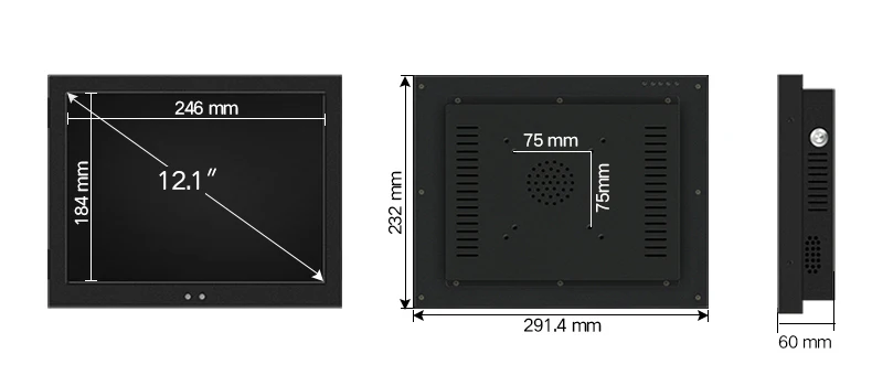 12.1 InchFaismars All In One PC Desktop Panel PC (1)