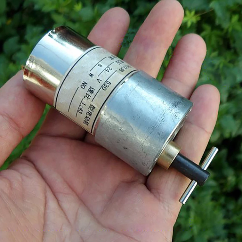 Все стальные шестерни микро мотор DC24V 138 об/мин 38MA шестерни ed мотор большое снижение крутящего момента соотношение 1:43 электрическое оборудование
