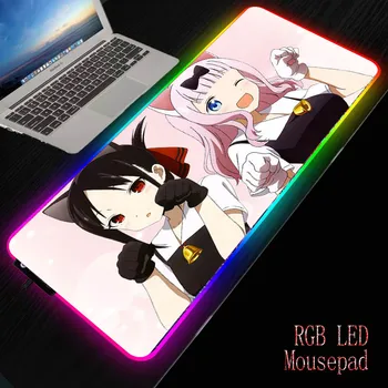 

MRGBEST Anime Girl Kaguyasama Mouse Pad Gaming Mousepad Anti-slip Natural Rubber with Locking Edge Gaming Mouse Mat