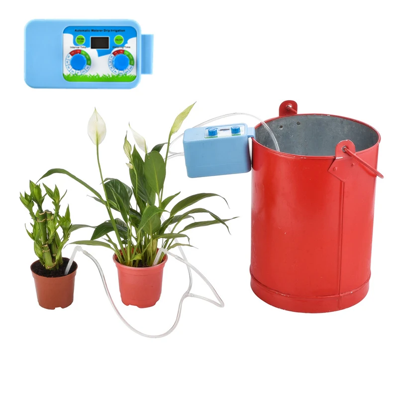 

Led Convenient Micro-Automatic Irrigation Set Flowers Plant Watering Timer Electronic Controller Garden Water Timer Home Office